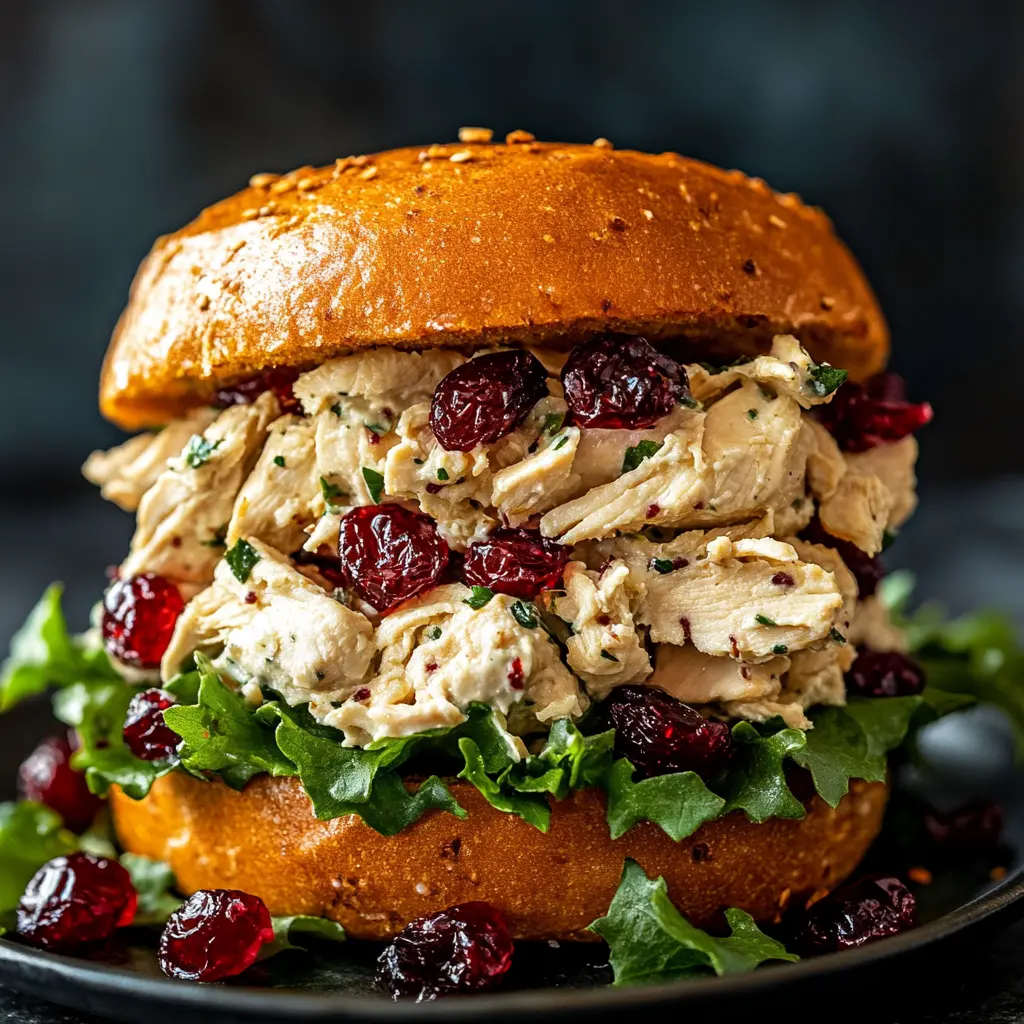 Ensalada de Pollo con Arándanos